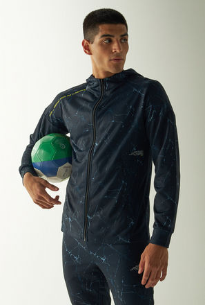 All-Over Print Zip Through Jacket with Hood and Pockets-mxmen-clothing-activewear-jacketsandhoodies-2