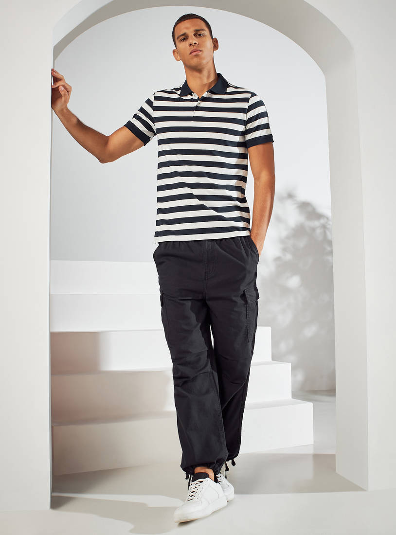 Striped Polo T-shirt-Polos-image-1