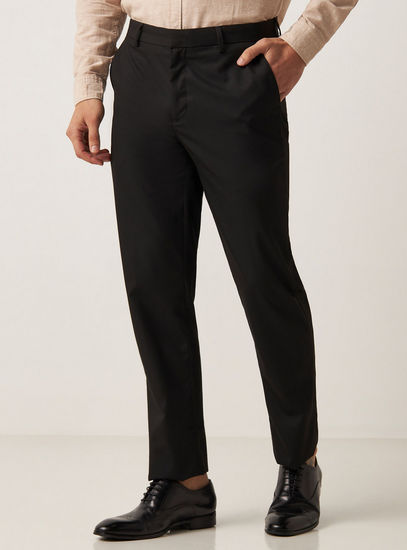 Plain Formal Trousers-Regular-image-0
