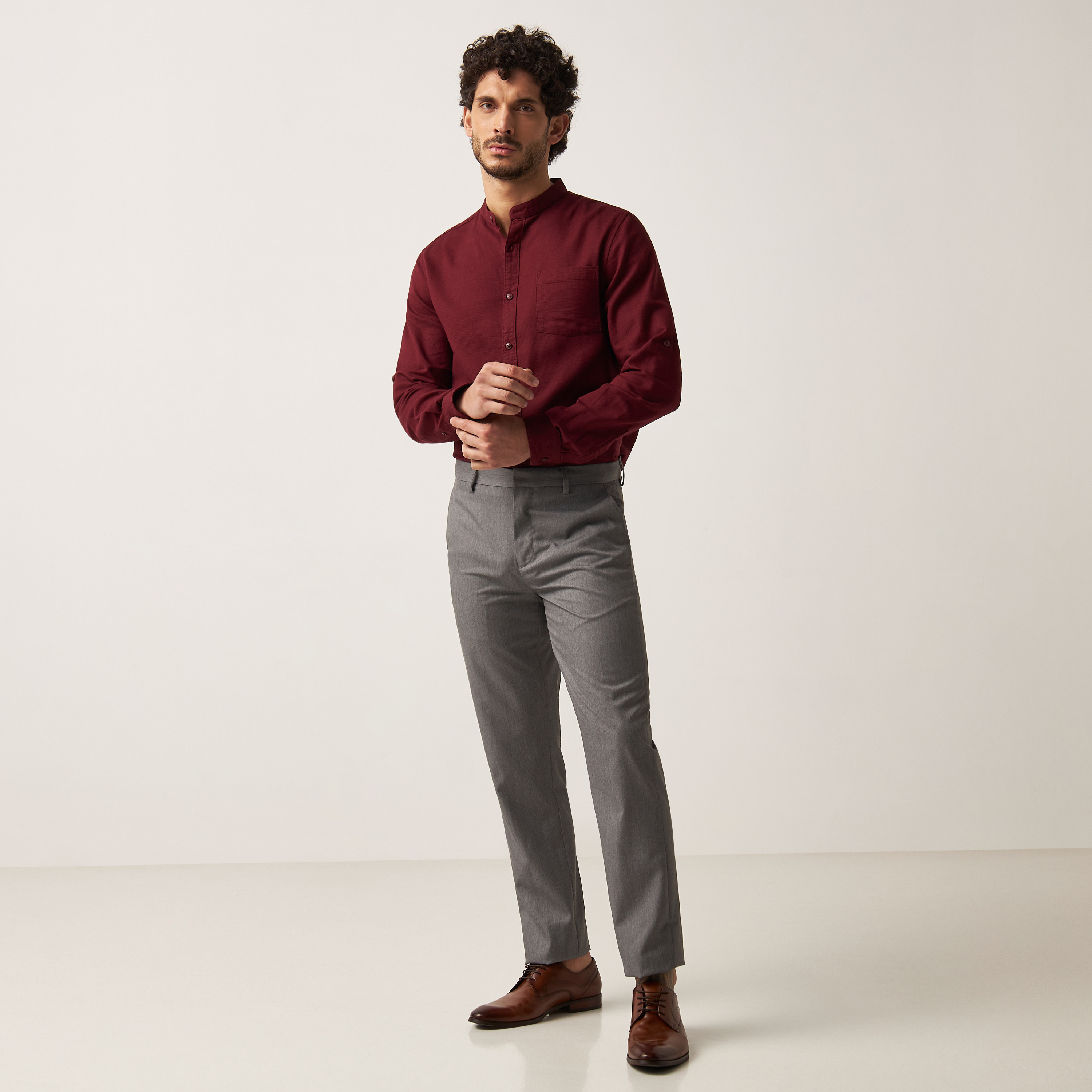 Shop Plain Formal Trousers Online Max Bahrain