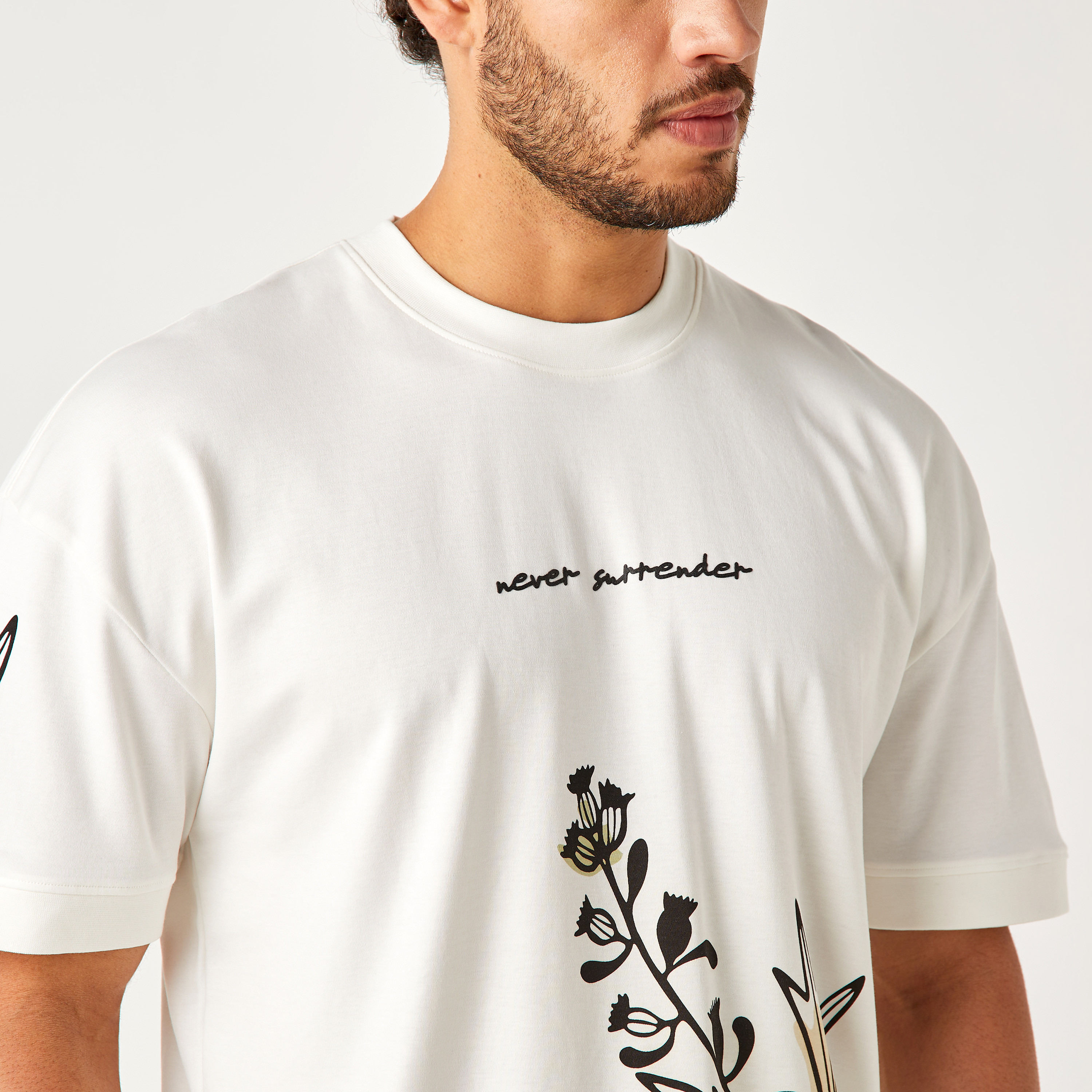 Shop Floral Print Oversized T shirt Online Max UAE