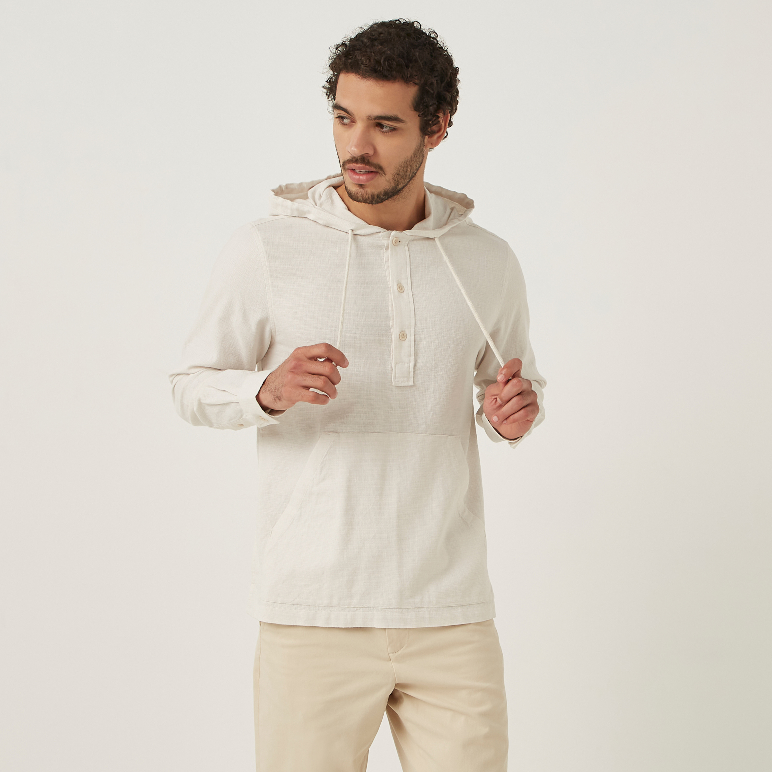 Shirt with outlet hood mens