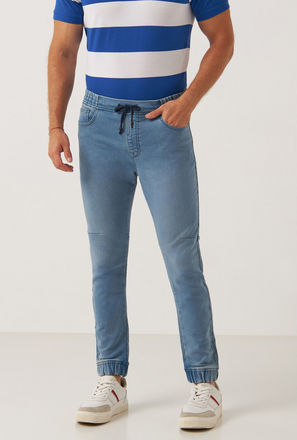 Slim Fit Denim Joggers-mxmen-clothing-bottoms-jeans-joggers-1