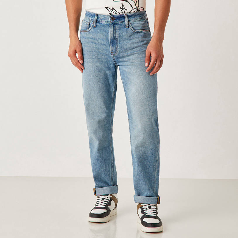 Relaxed Fit Jeans--image-0