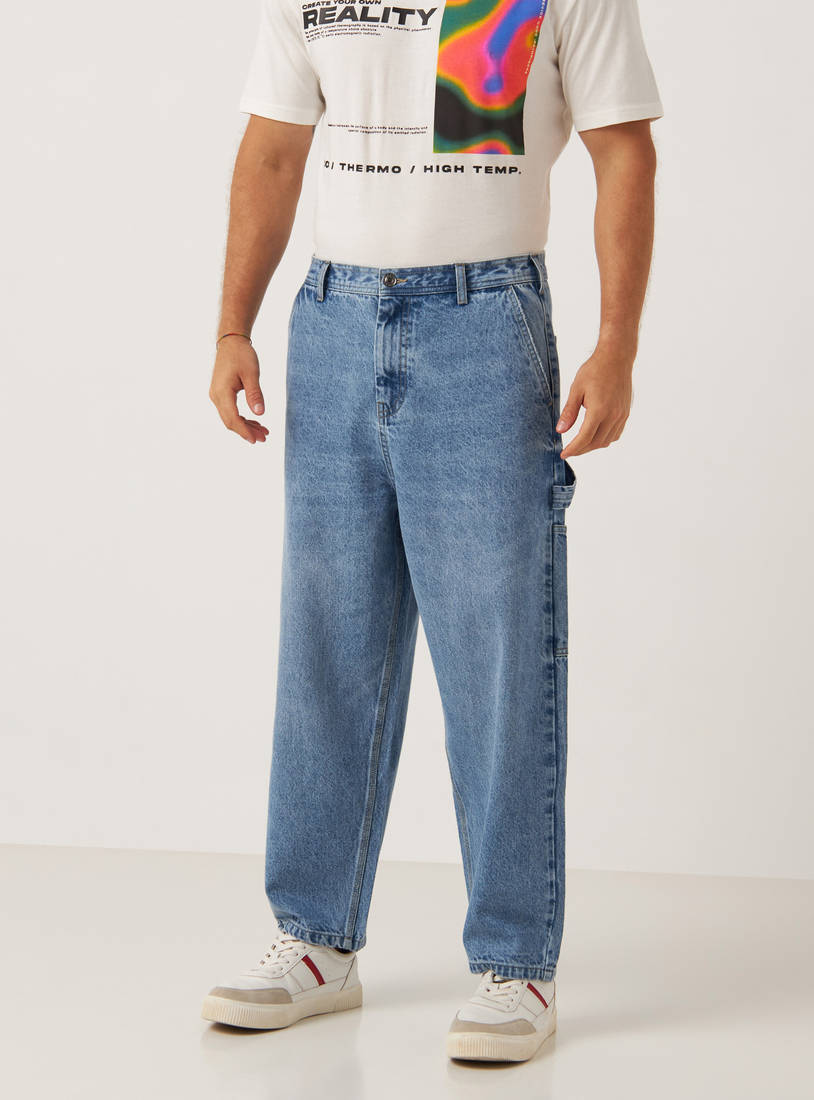 Relaxed Fit Denim Carpenter Jeans-Relaxed-image-0