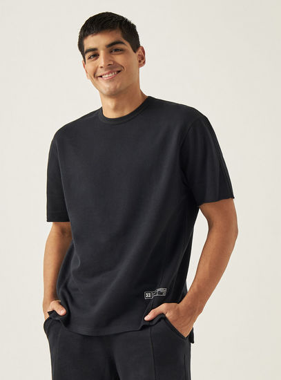 Loose Fit Panelled T-shirt-T-shirts-image-0