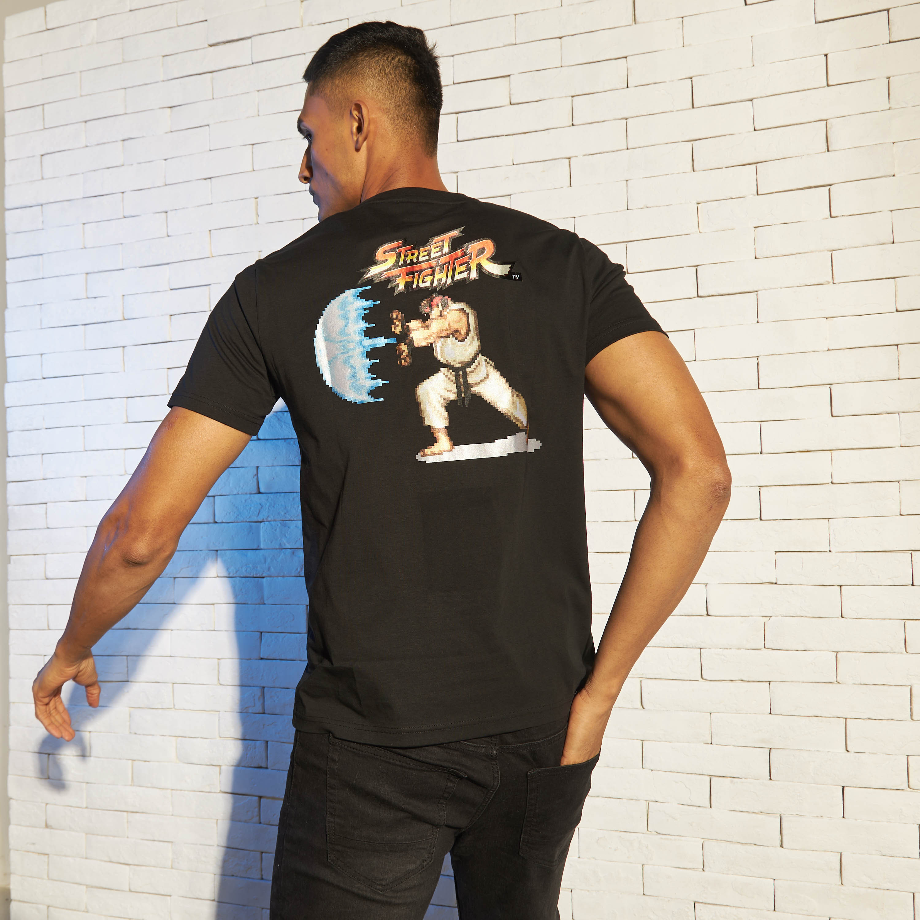 Shop Street Fighter Print T shirt Online Max Kuwait