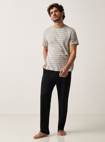 Plain Jersey Pyjamas-Shorts & Pyjamas-image-1