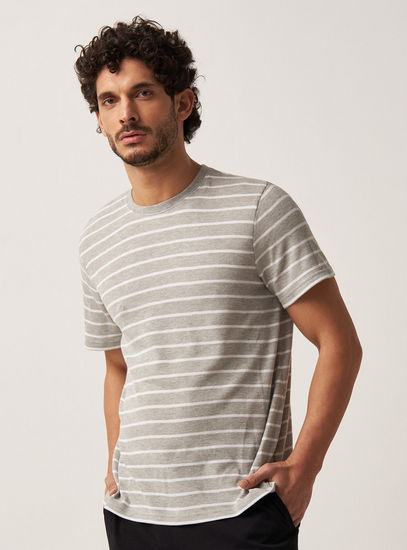 Striped T-shirt-Tops-image-0