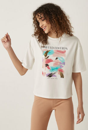 Abstract Print T-shirt