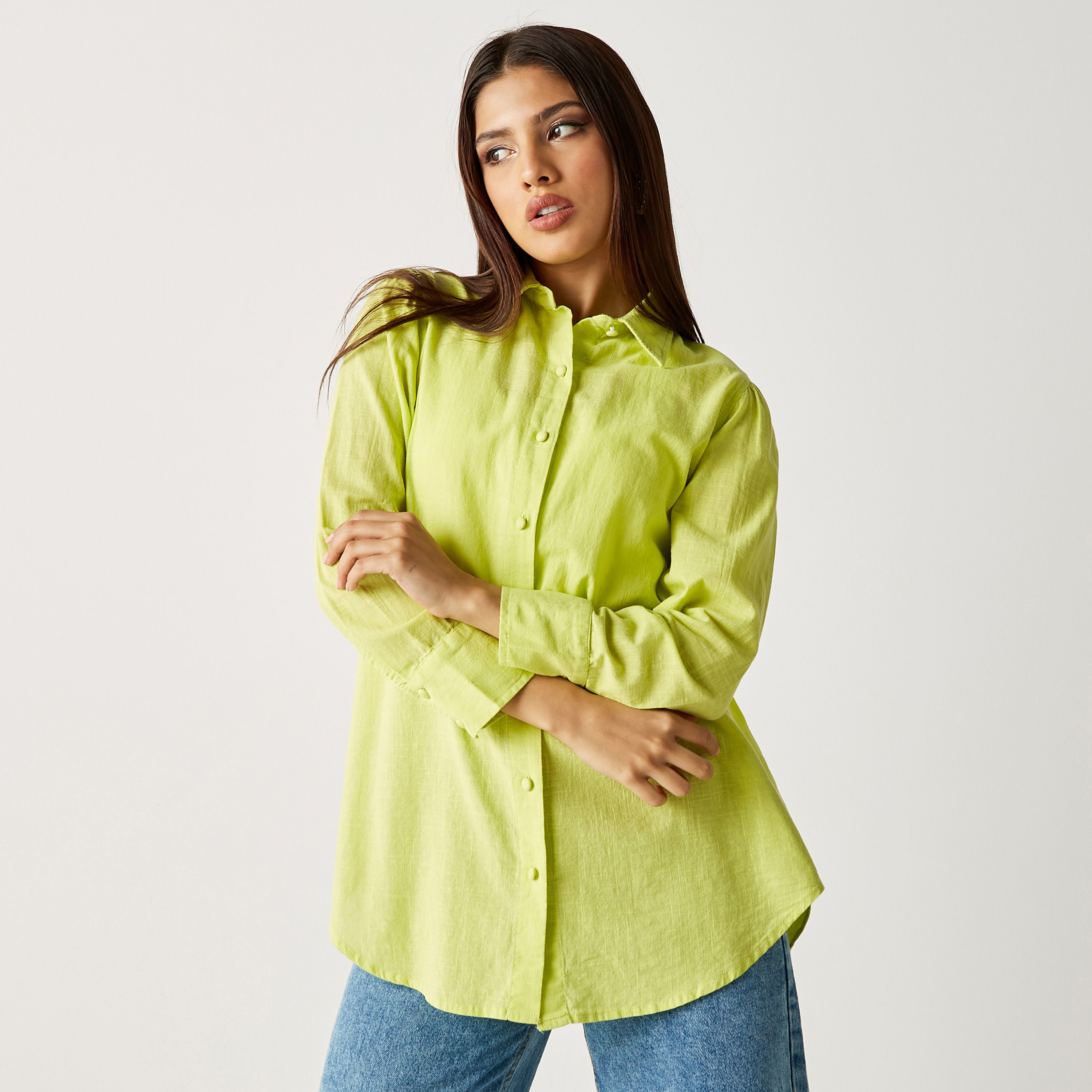 Womens linen hot sale shirts online