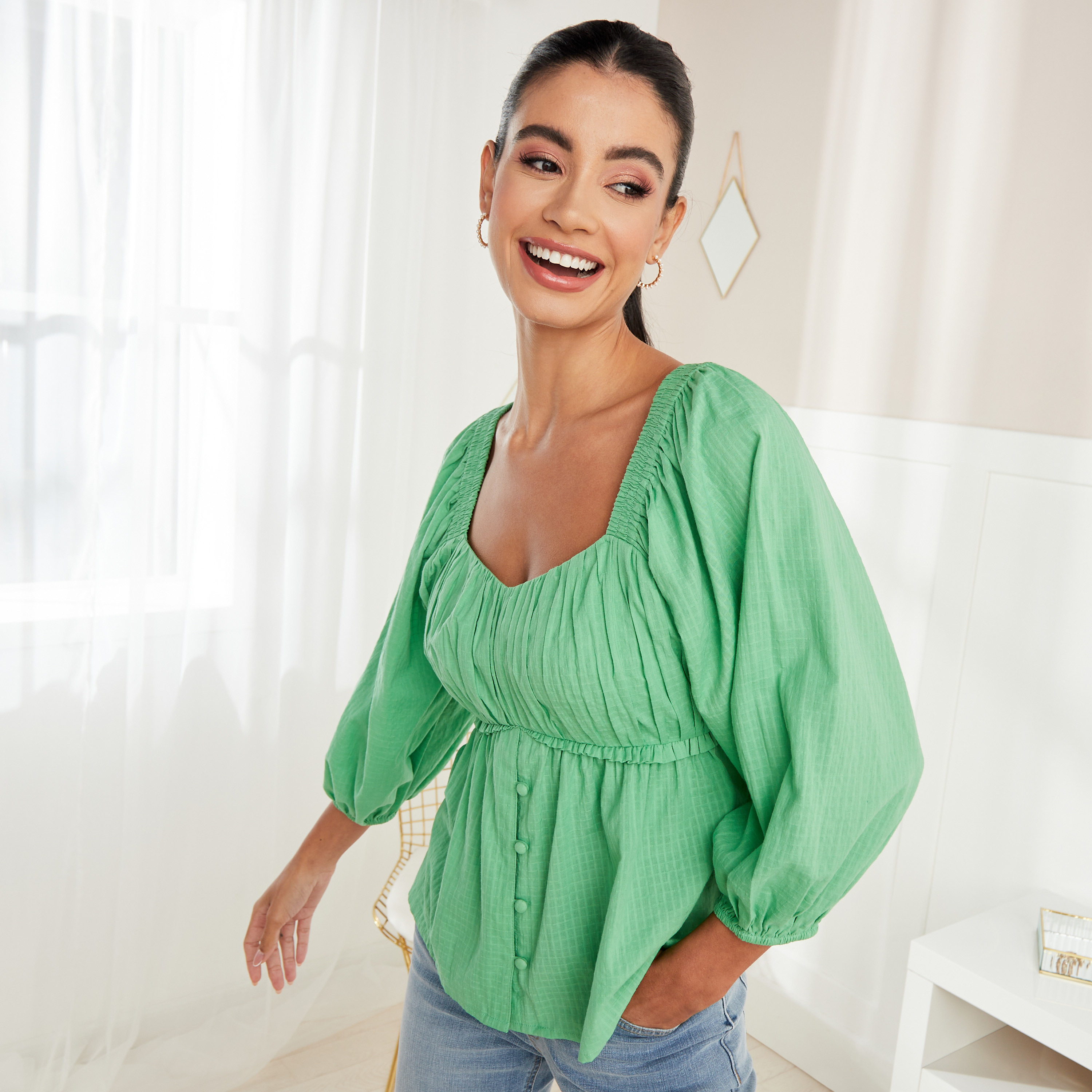 peplum blouse online