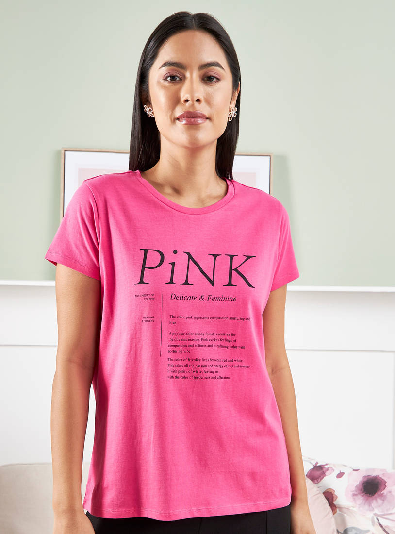 Typographic Print Better Cotton T-shirt-T-shirts & Vests-image-0