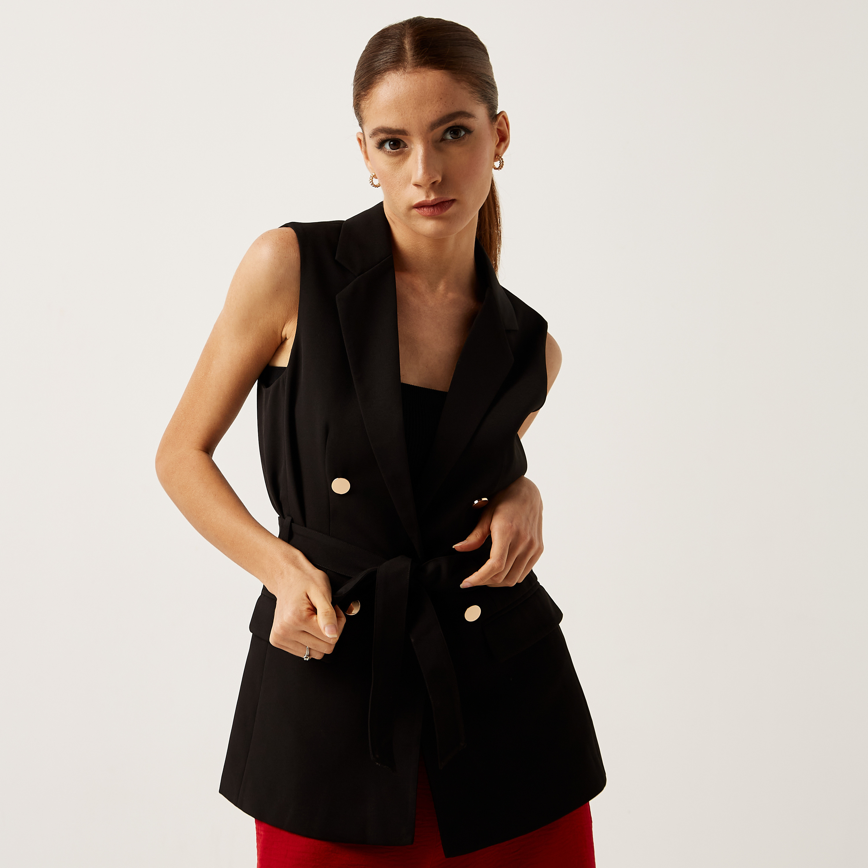 blazer sleeveless