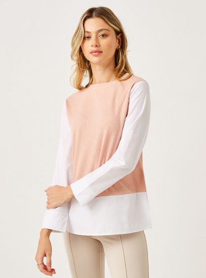 Textured Top-Shirts & Blouses-image-0