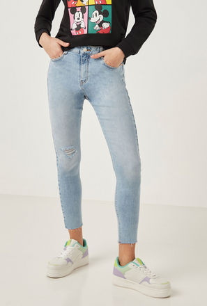 Ripped High-Rise Skinny Fit Cropped Jeans with Button Closure-mxurbnwomen-clothing-jeans-skinny-0