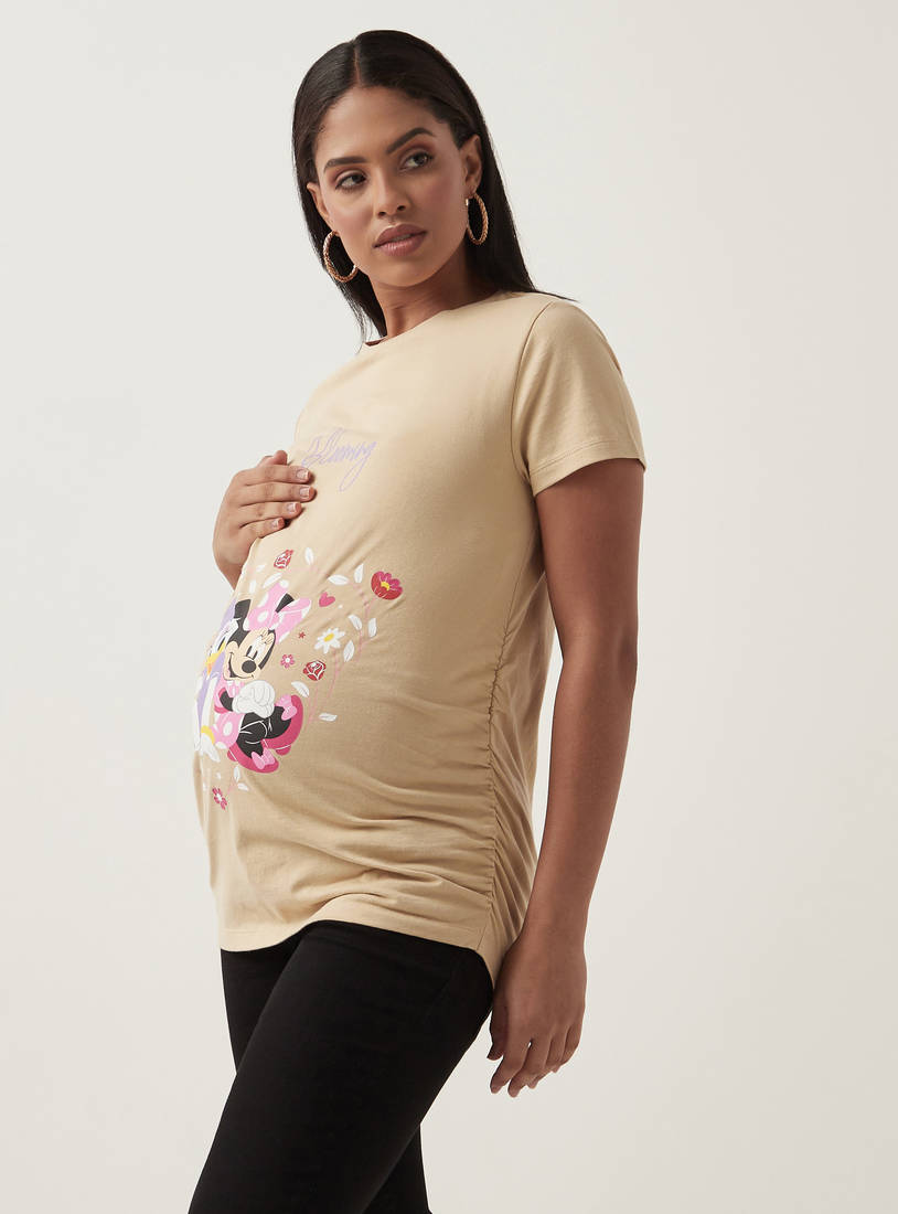 Minnie & Daisy Print T-shirt-Tops & T-shirts-image-0