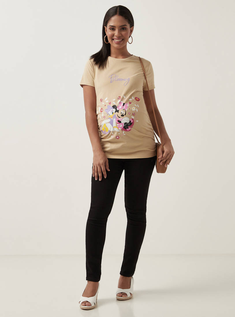 Minnie & Daisy Print T-shirt-Tops & T-shirts-image-1