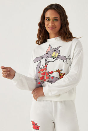 Tom and Jerry Print Sweatshirt