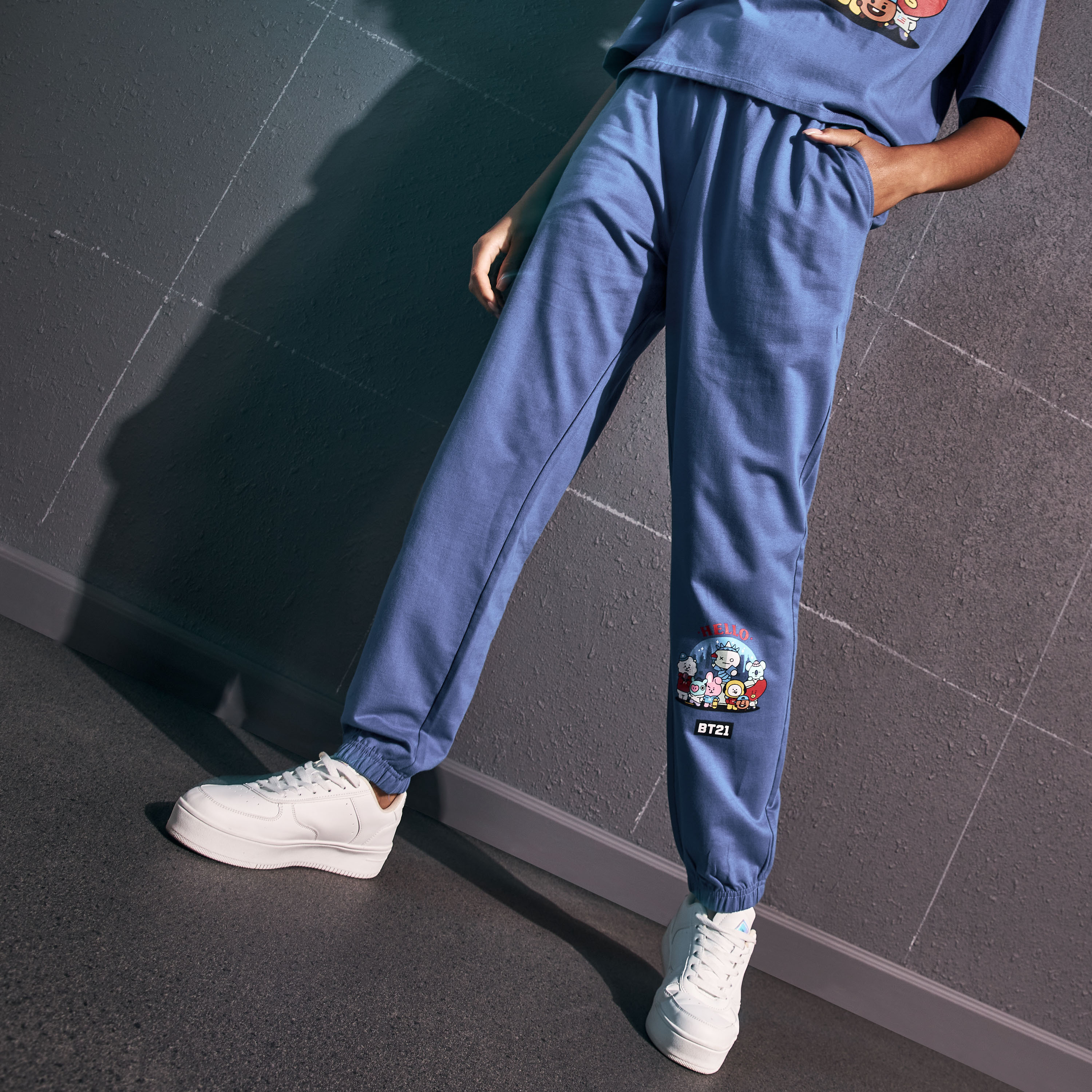 Shop BT21 Print Joggers Online Max UAE