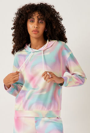 All-Over Print Hooded Sweatshirt