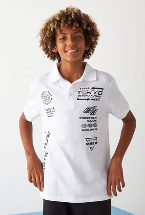 Typography Print Polo T-shirt-mxkids-boyseighttosixteenyrs-clothing-teesandshirts-poloshirts-3