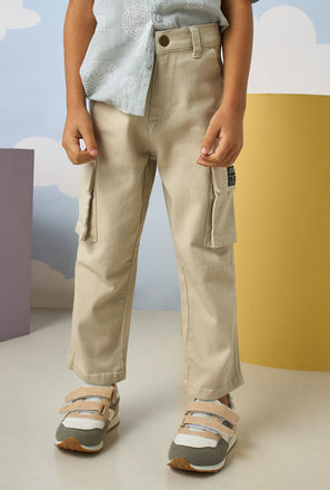 Plain Cargo Pants-mxkids-boystwotoeightyrs-clothing-bottoms-pants-3
