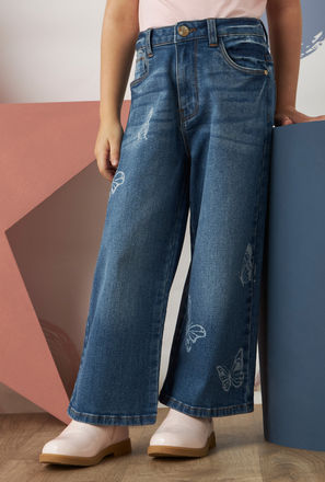 بنطلون جينز واسع الساقين بطبعات فراشة-mxkids-girlstwotoeightyrs-clothing-bottoms-jeans-3