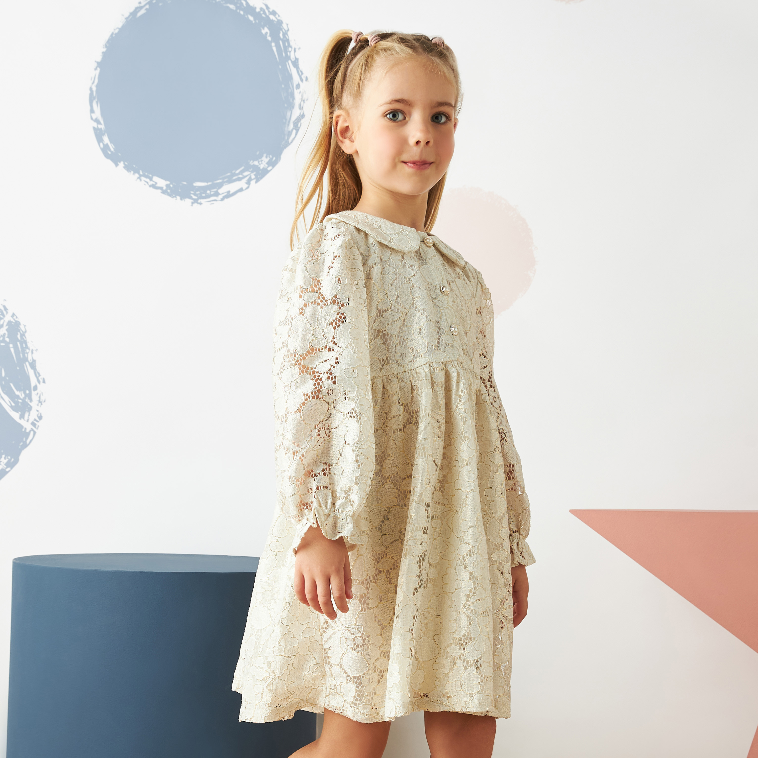 Girls white outlet lace dress