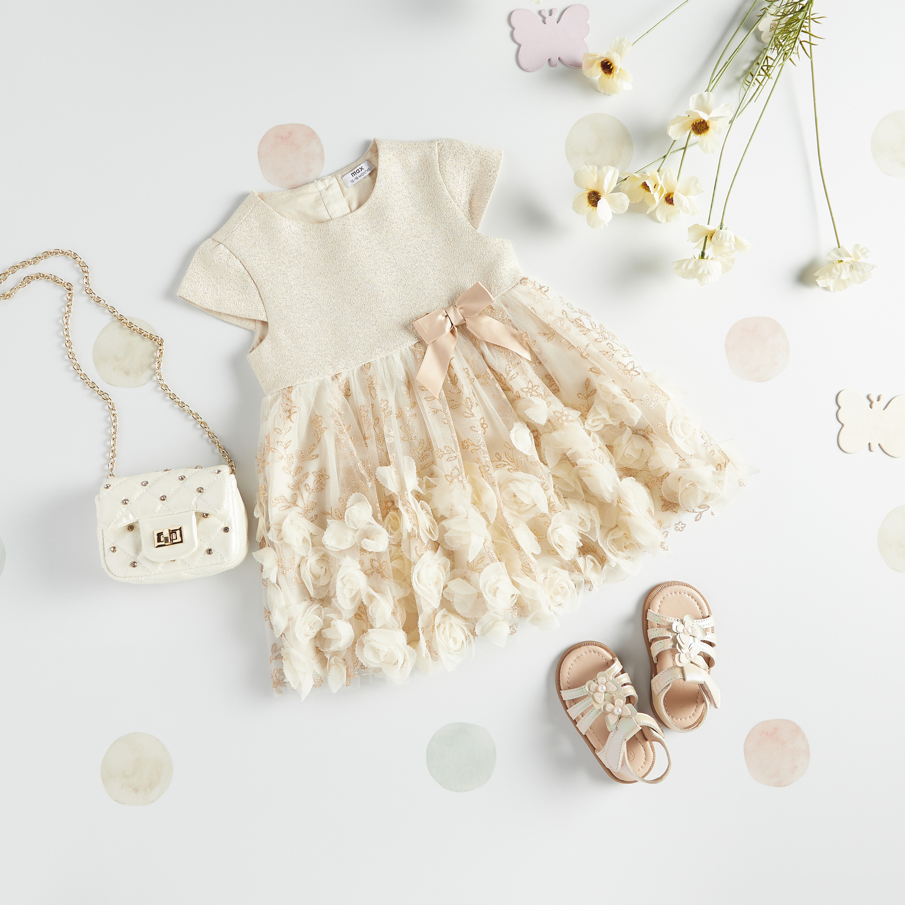 One month 2024 baby dresses