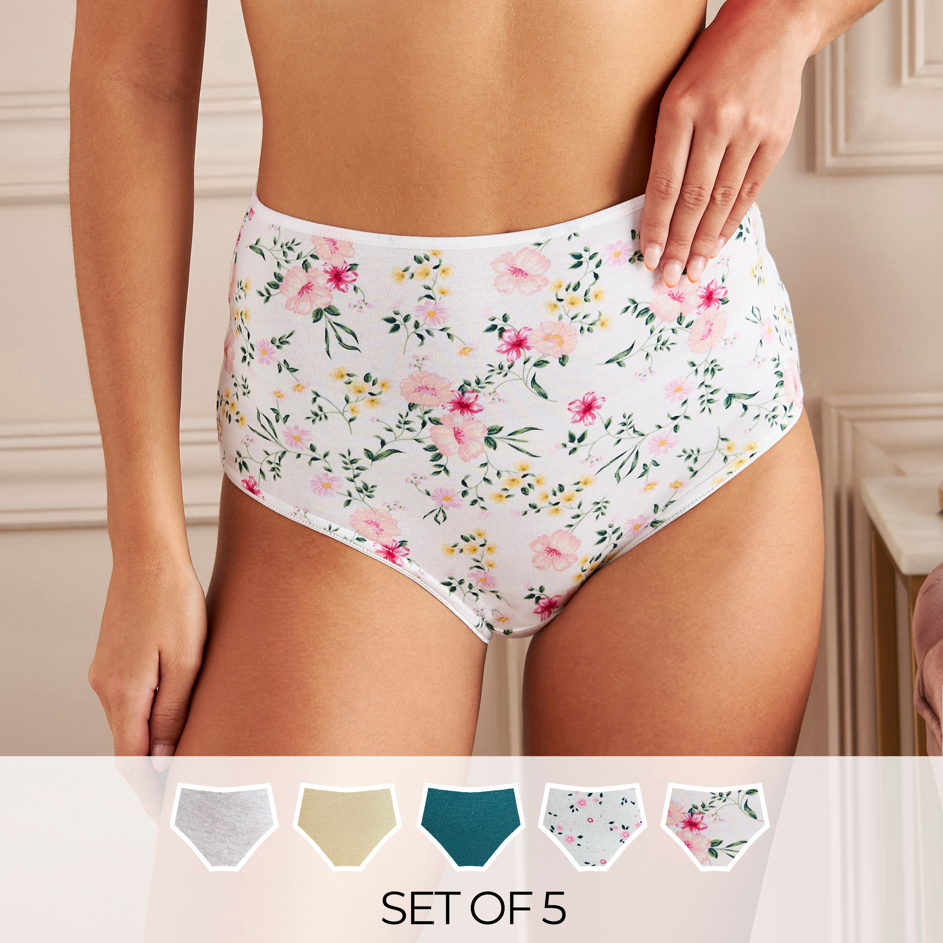 Pack of 5 - Assorted Full Briefs