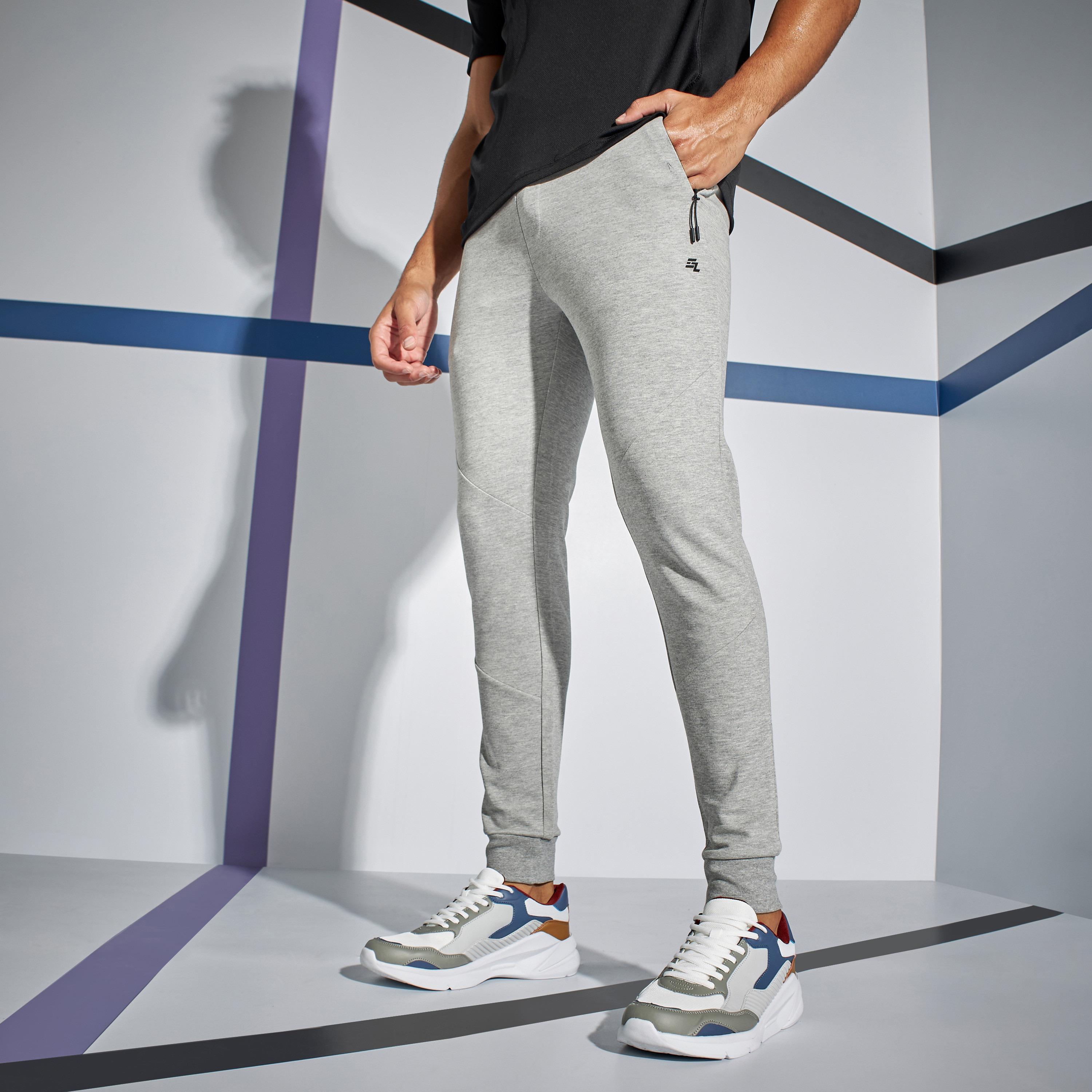 Skinny cotton online joggers