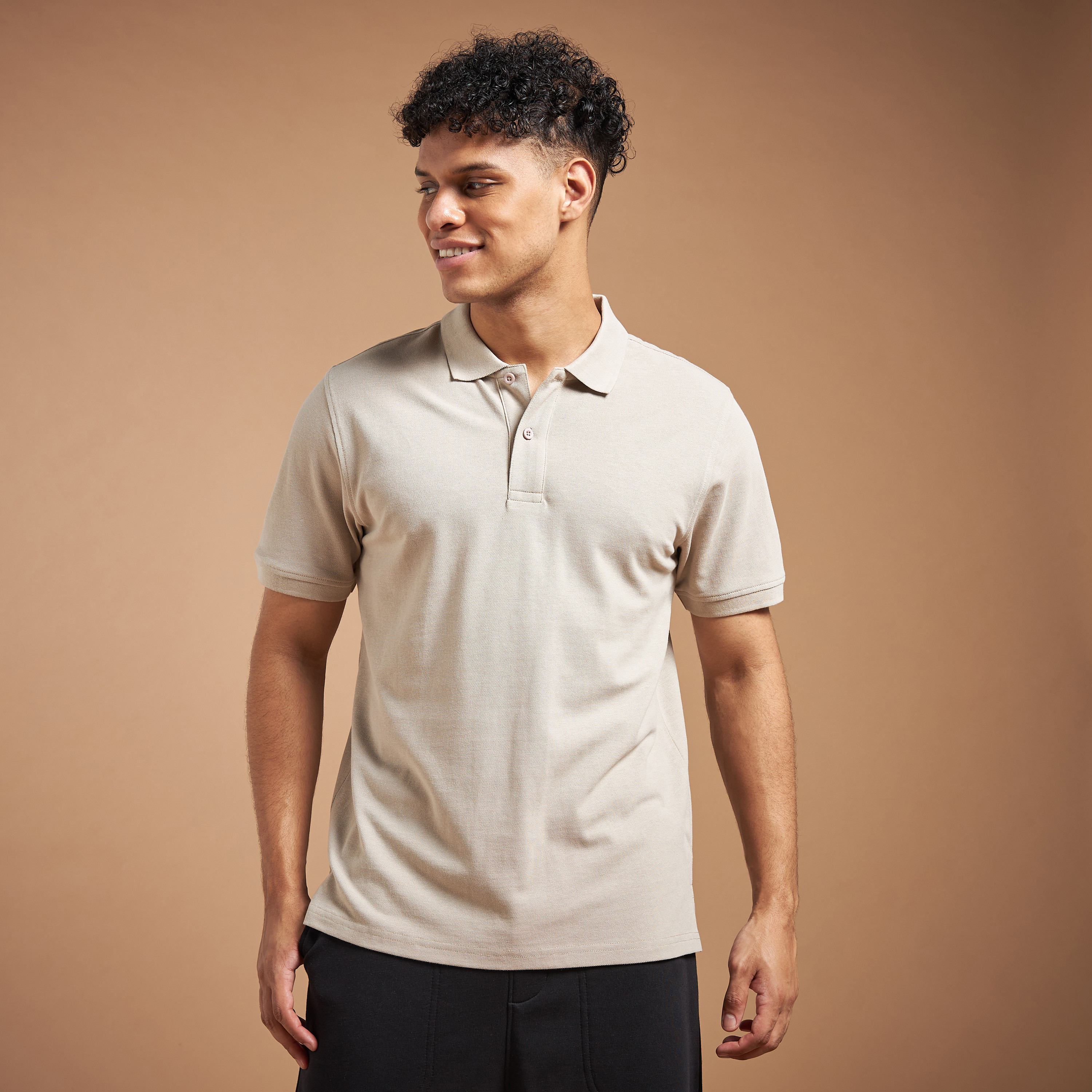 Plain shop polo shirt