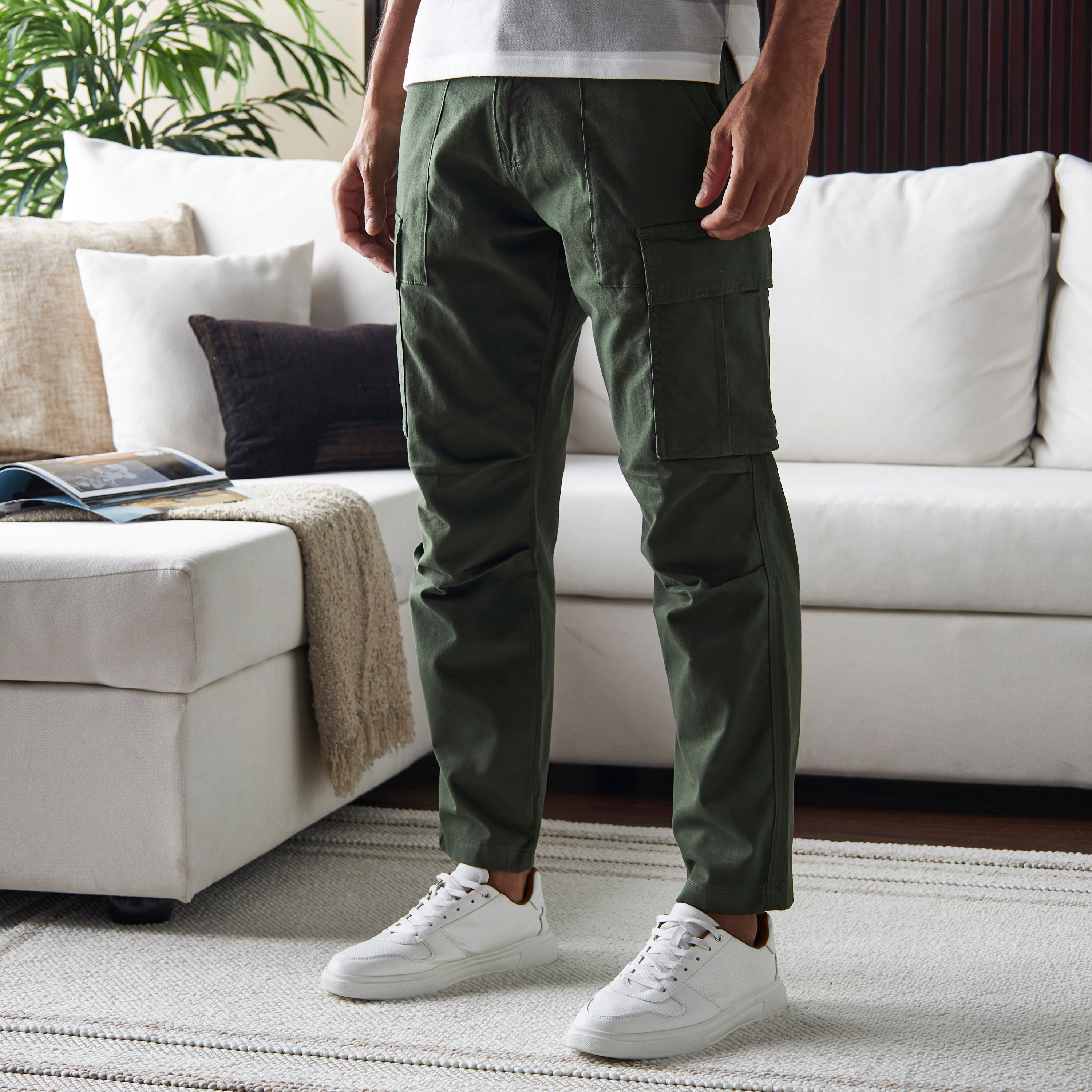 Ankle length deals cargo pants