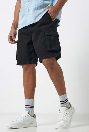 Denim Cargo Shorts-mxmen-clothing-bottoms-jeans-shorts-1