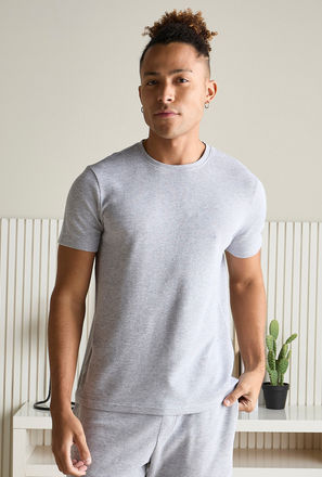 Textured Better Cotton T-shirt-mxmen-clothing-nightwear-tops-1