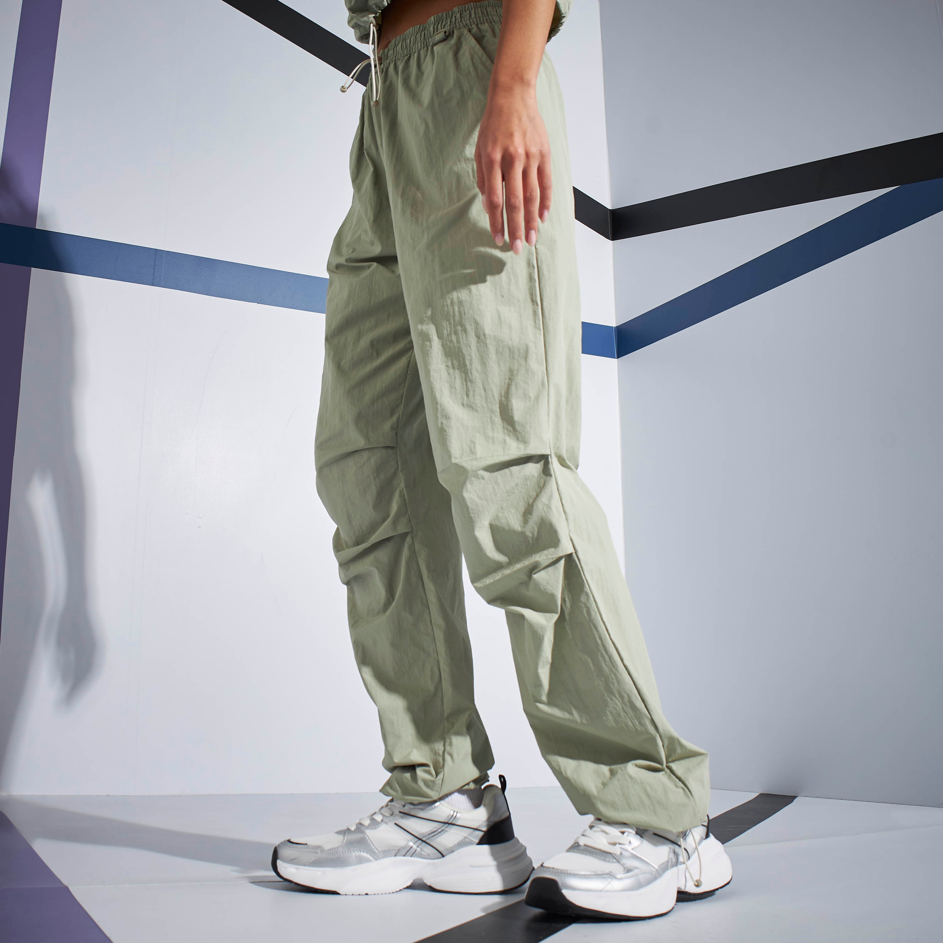 Shop Plain Parachute Pants Online Max Kuwait