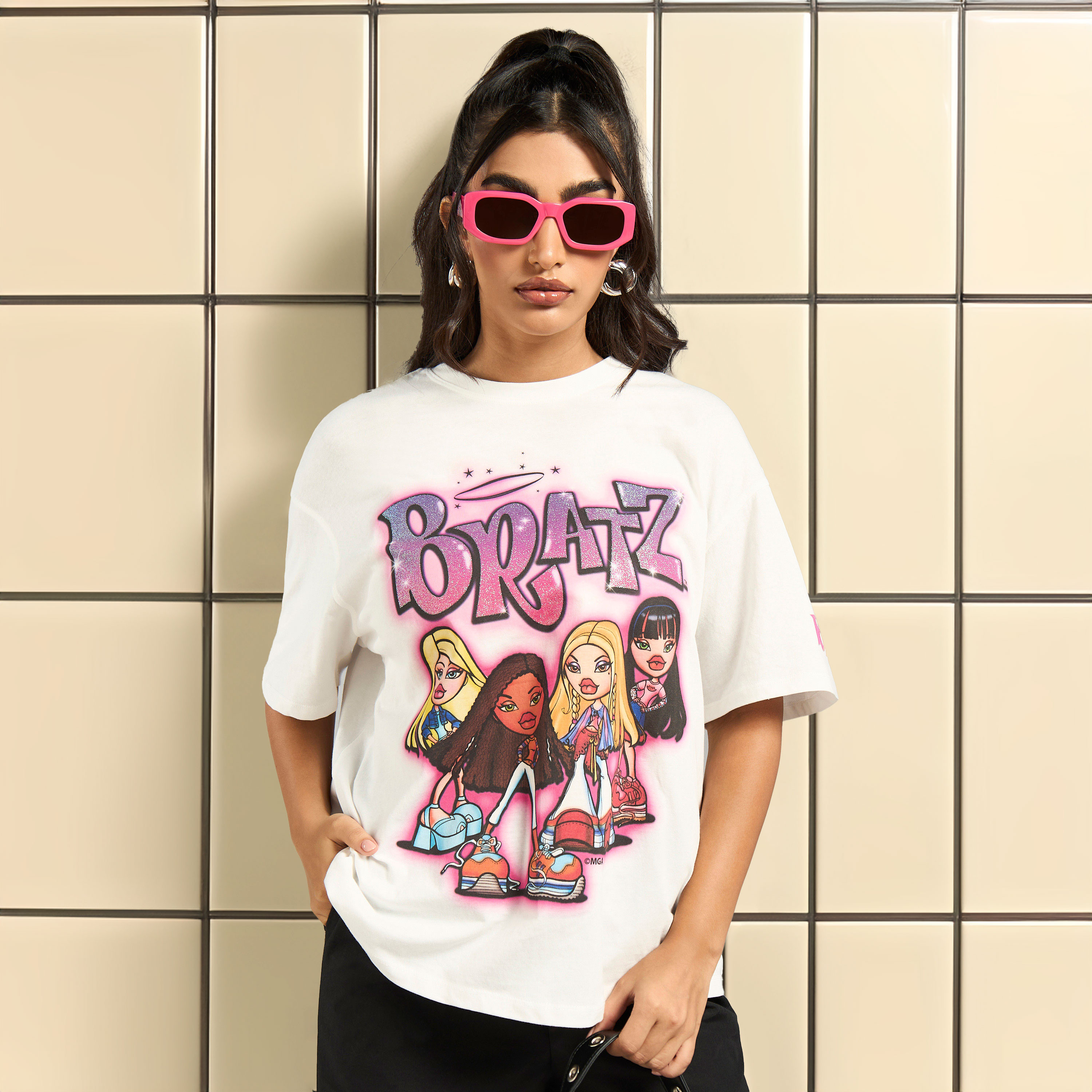 Shop Bratz Print T-shirt Online | Max Qatar Shop Bratz Print T-shirt Online | Max Qatar