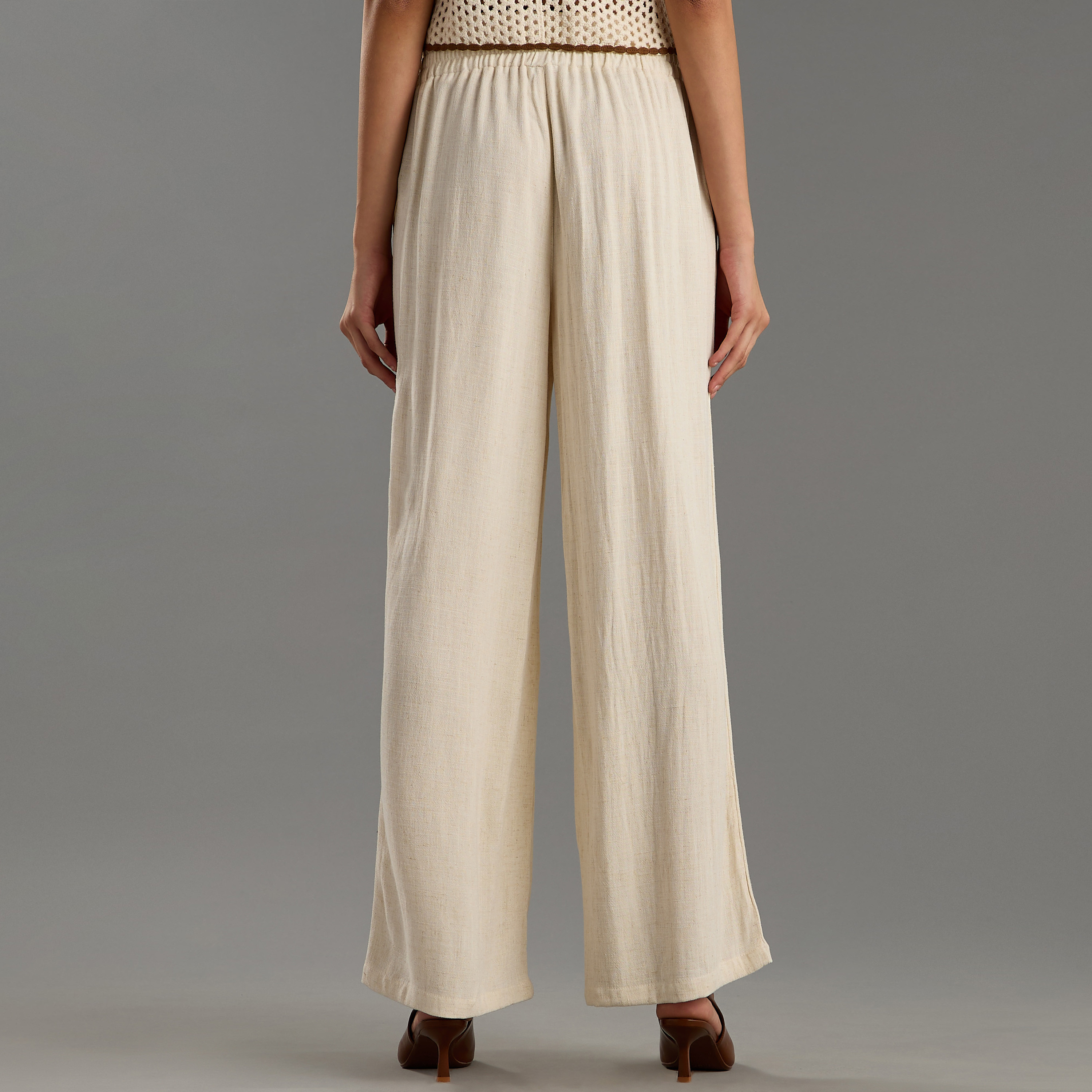 Shop Wide Leg Linen Pants Online | Max Qatar