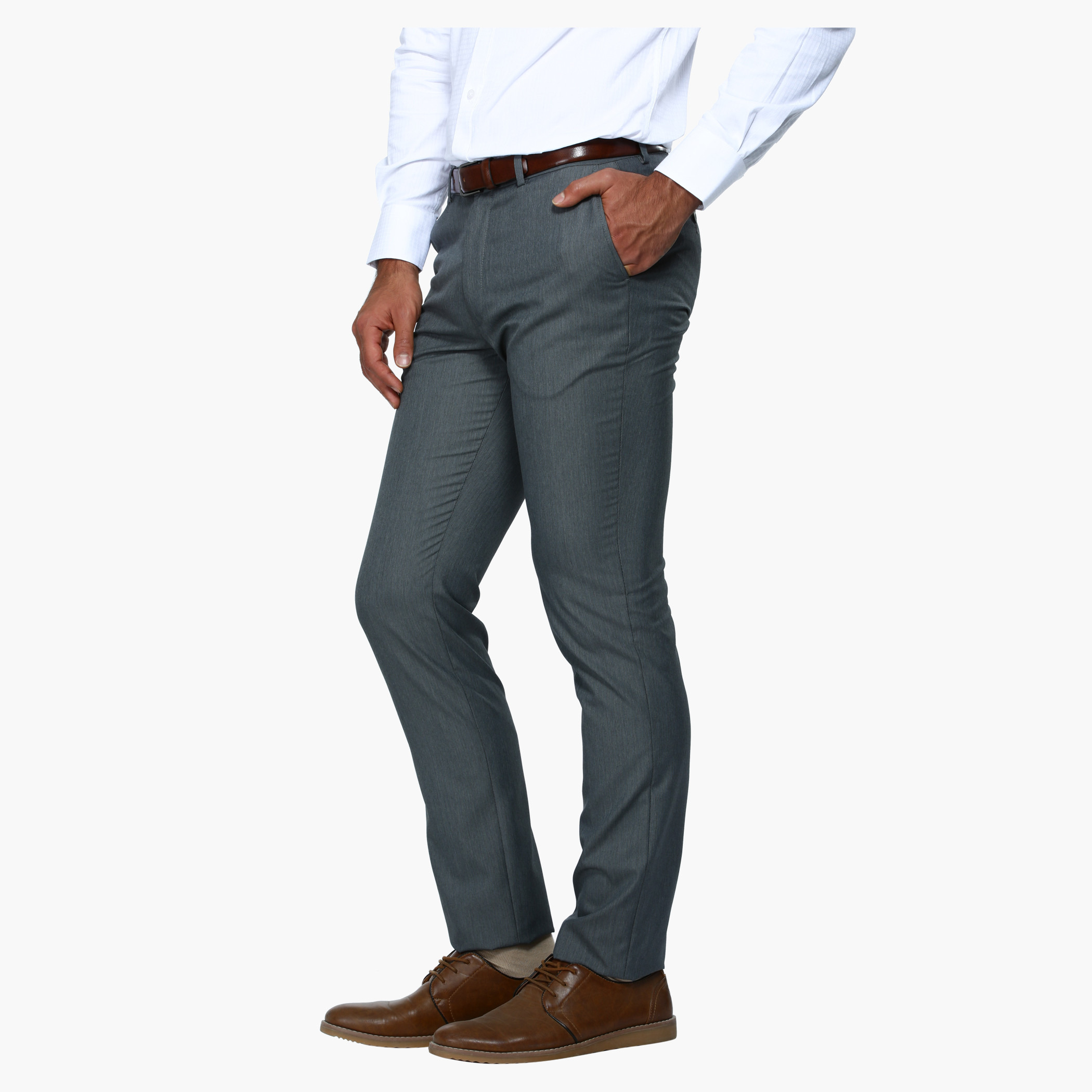 Buy AD & AV Men Grey Solid Synthetic Single Formal Trousers Online at Best  Prices in India - JioMart.