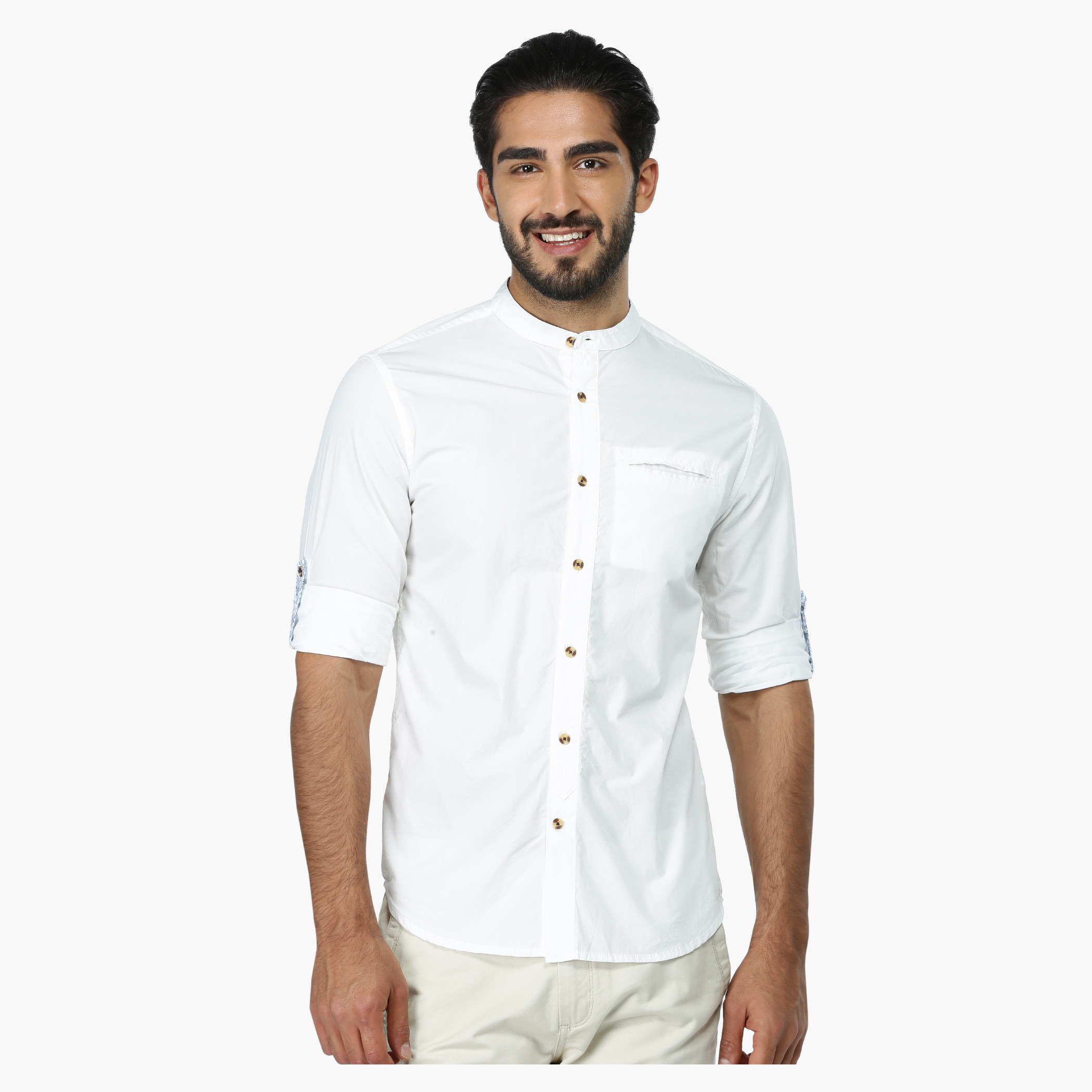 Chinese collar shirts outlet online