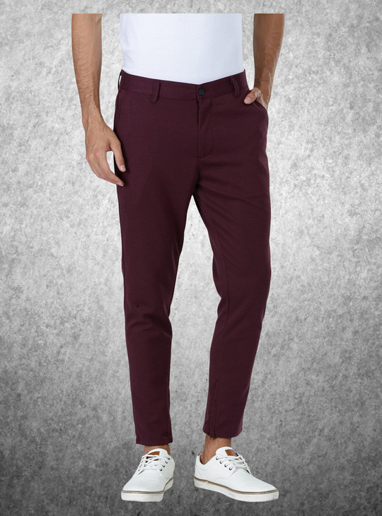 Shop Full Length Pants with Button Closure Online | Max UAE
