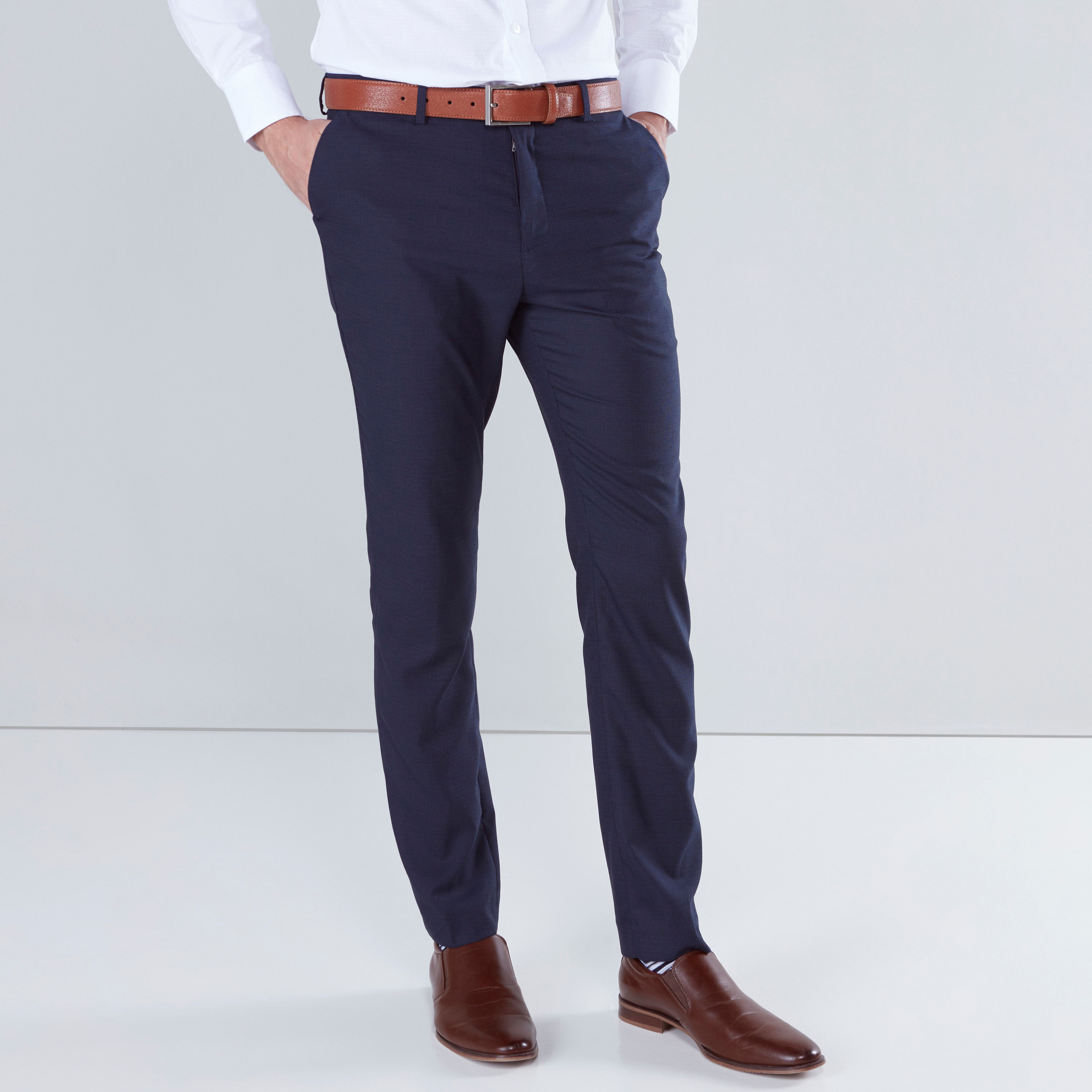 Office Trousers | Trousers Pant | Pants Suit - British Style Blue Office  Trousers Men - Aliexpress