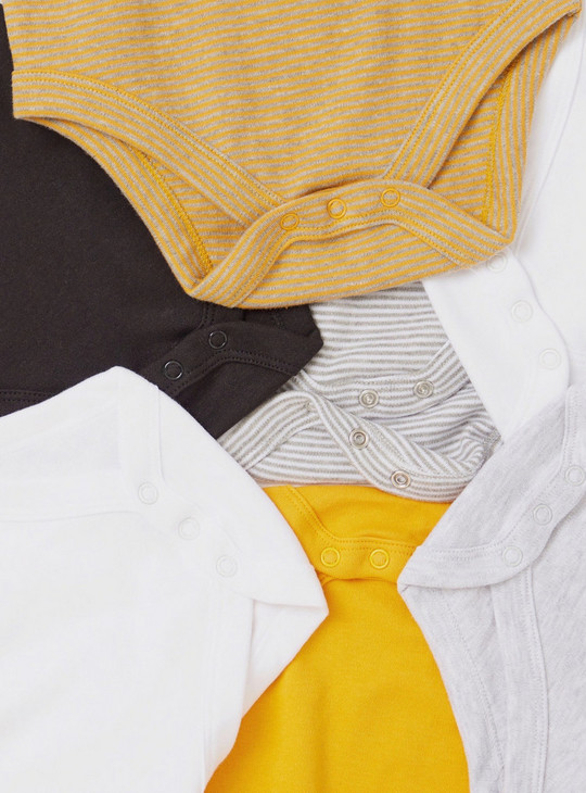 Set of 7 - Assorted Sleeveless BCI Cotton Bodysuit