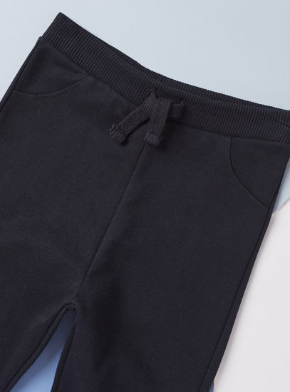 Full Length Plain Jog Pants with Elasticised Waistband and Pockets