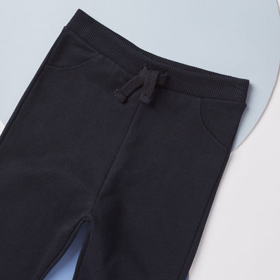Full Length Plain Jog Pants with Elasticised Waistband and Pockets