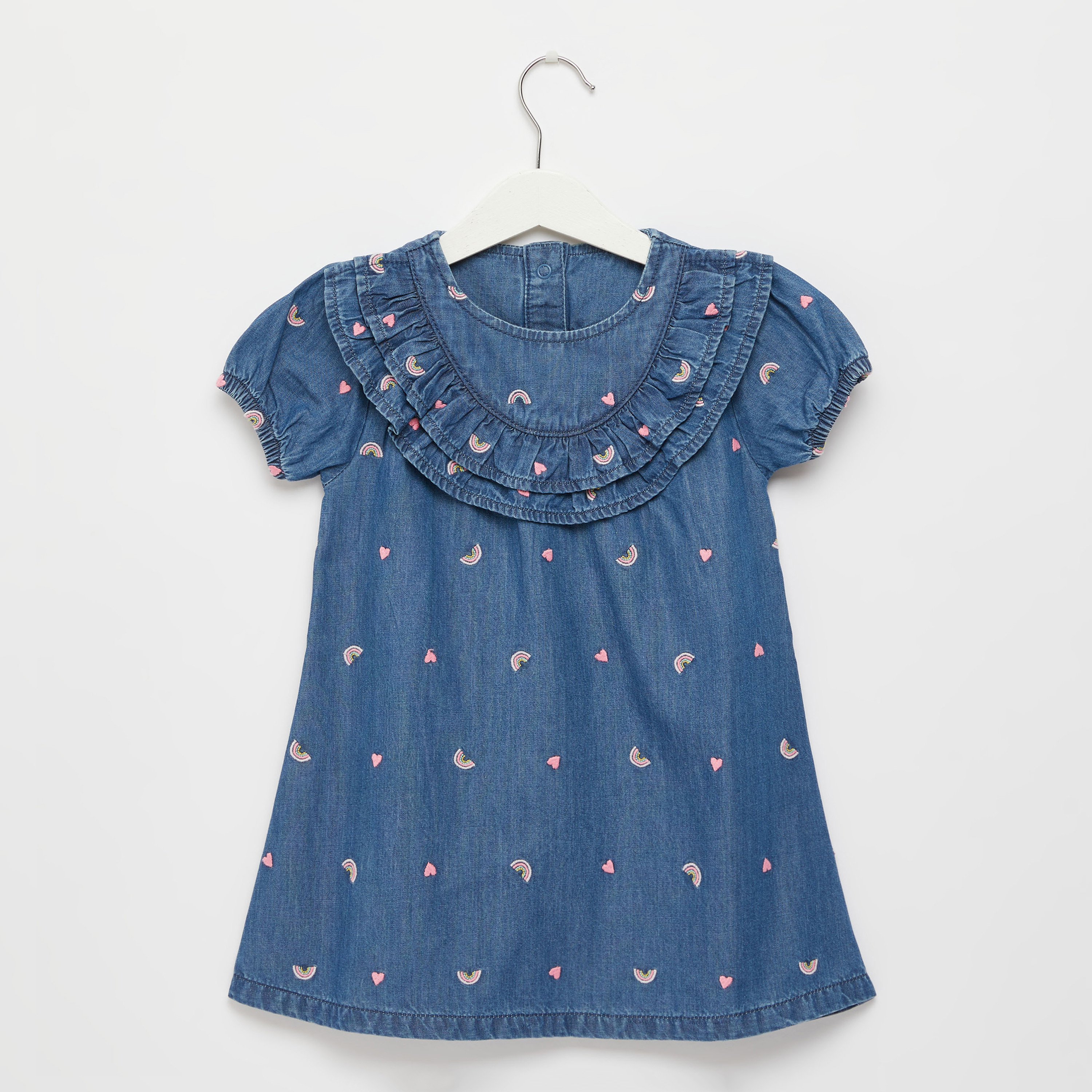 Denim dress hot sale rainbow