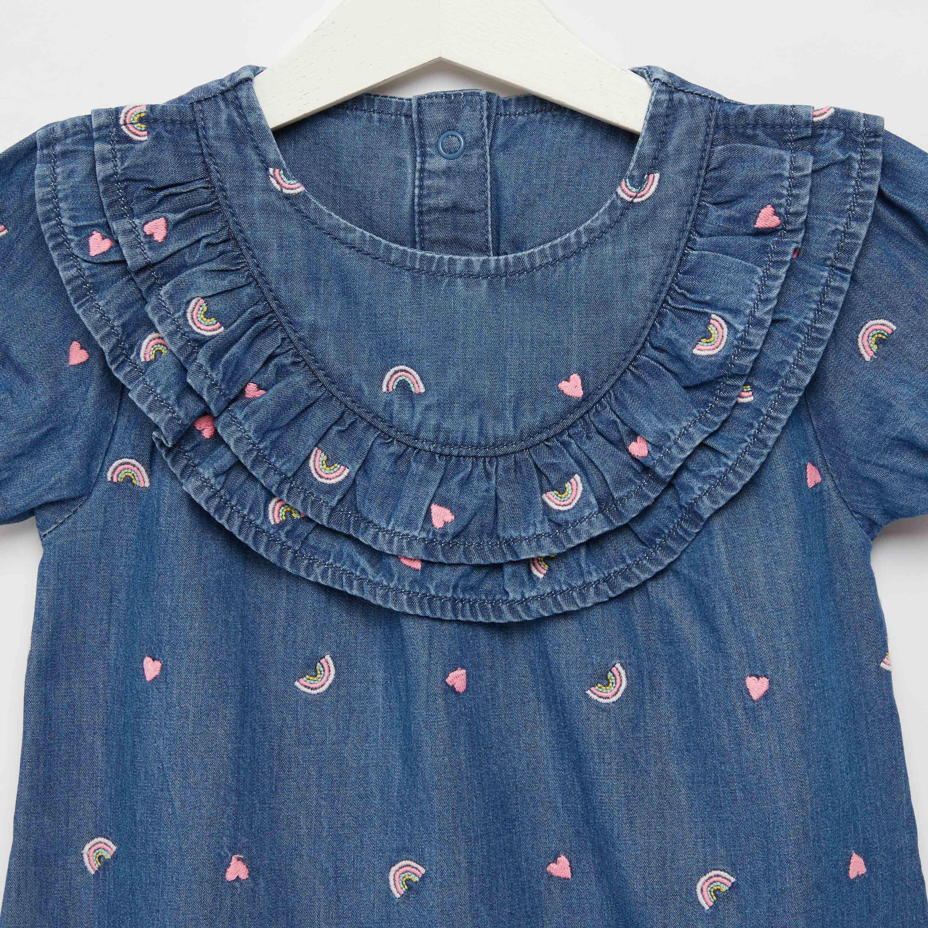 Denim dress sale rainbow