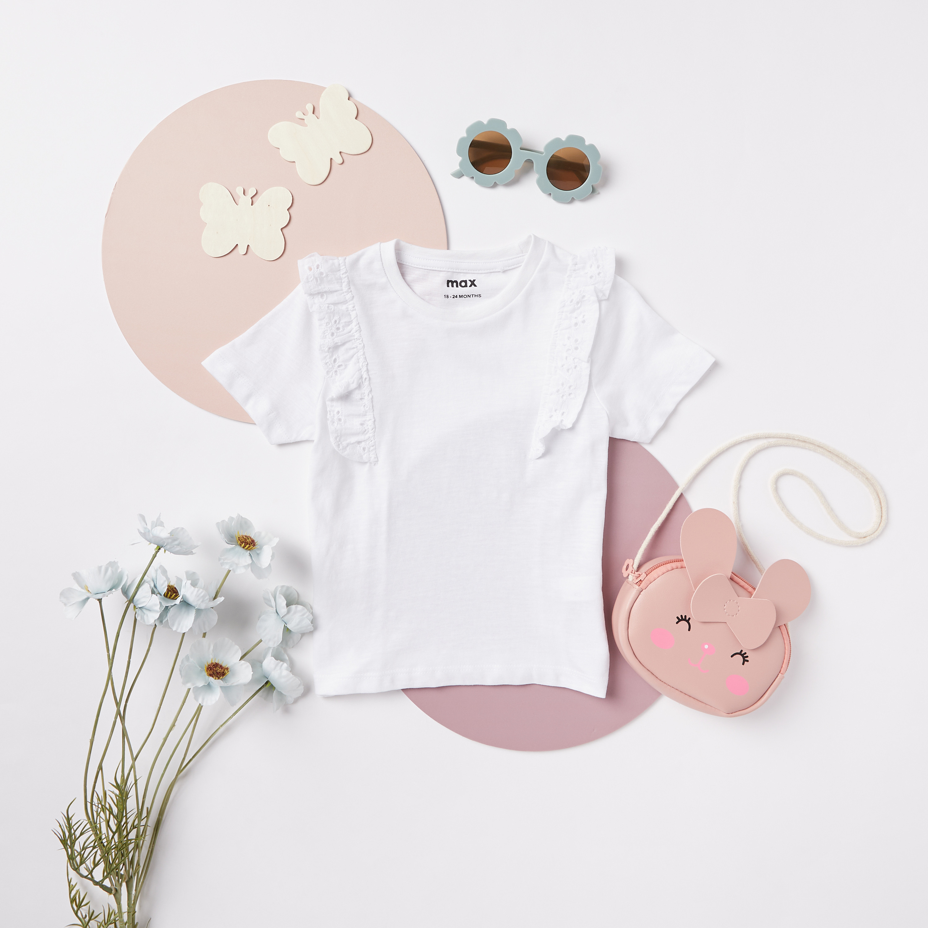 Plain white t discount shirt 18-24 months