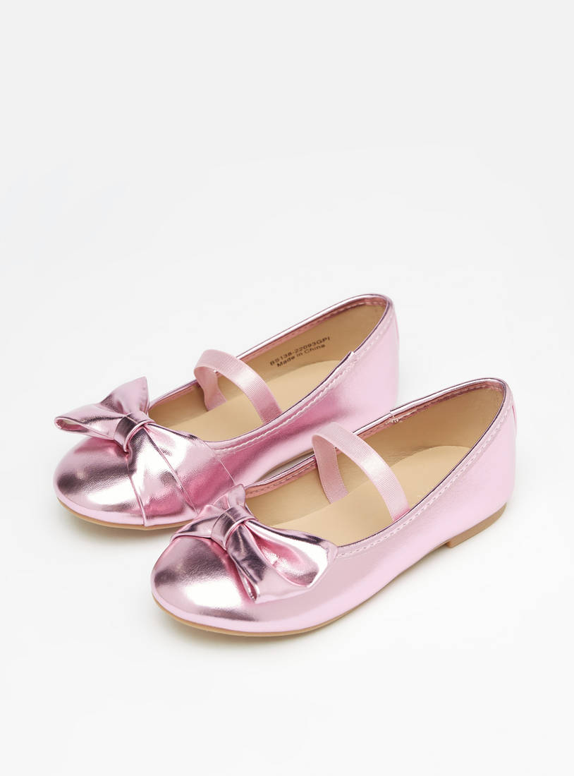 حذاء باليرينا بزينة فيونكة-الأحذية الباليرينا-image-1